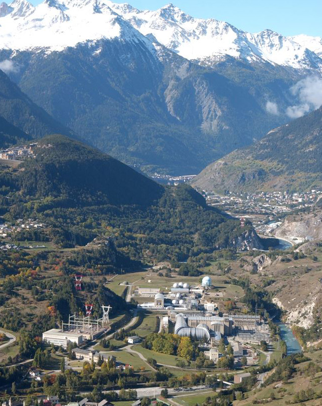 Le site exceptionnel de Modane en Savoie