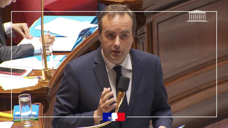 À l’Assemblée nationale, le 22 mai 2023, pour le lancement des débats sur la LPM - © Assemblée nationale