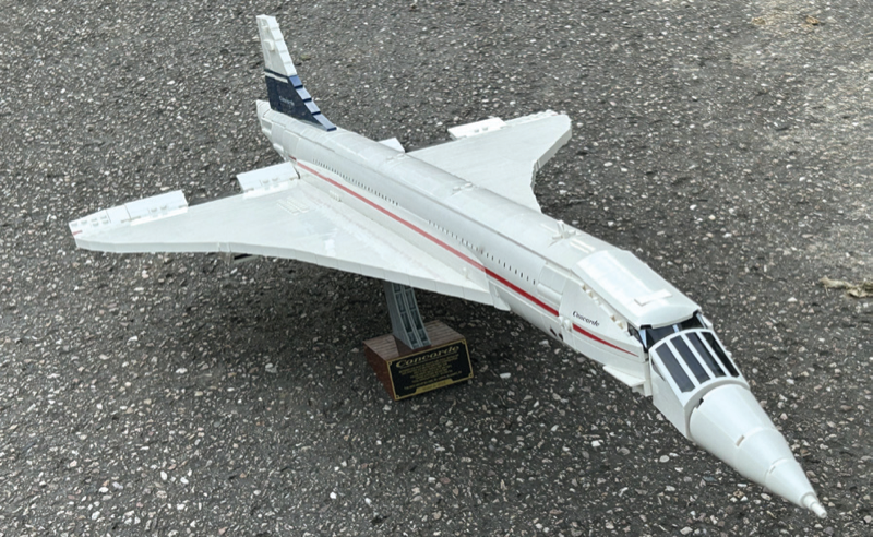 Concorde à construire, un partenariat Airbus-Lego